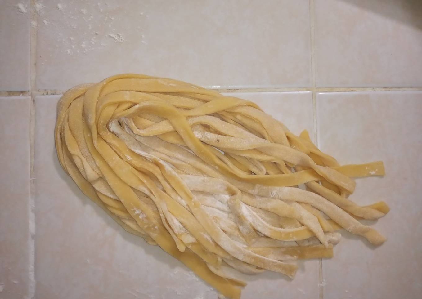 Pasta fresca tagliatelle