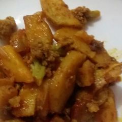 A picture of Aloo gobhi.