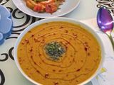 Velouté de lentilles corail et de courge