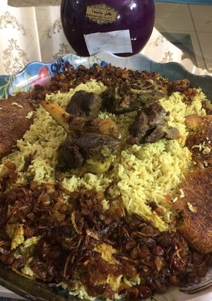 عکسی از دستور مجبوس پلو عربی