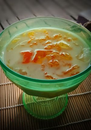 Foto resep Es Lumut Orange