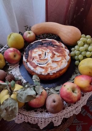 O poză a rețetei Prăjitură cu dovleac plăcintar.