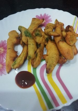 A picture of Green Chilli Pakora.