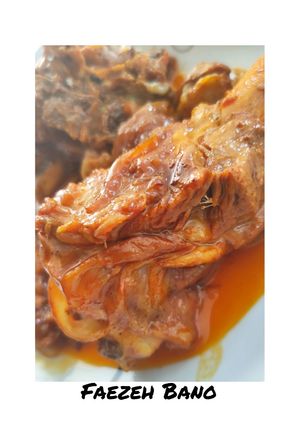 عکسی از دستور چلو گوشت کوهبنانی