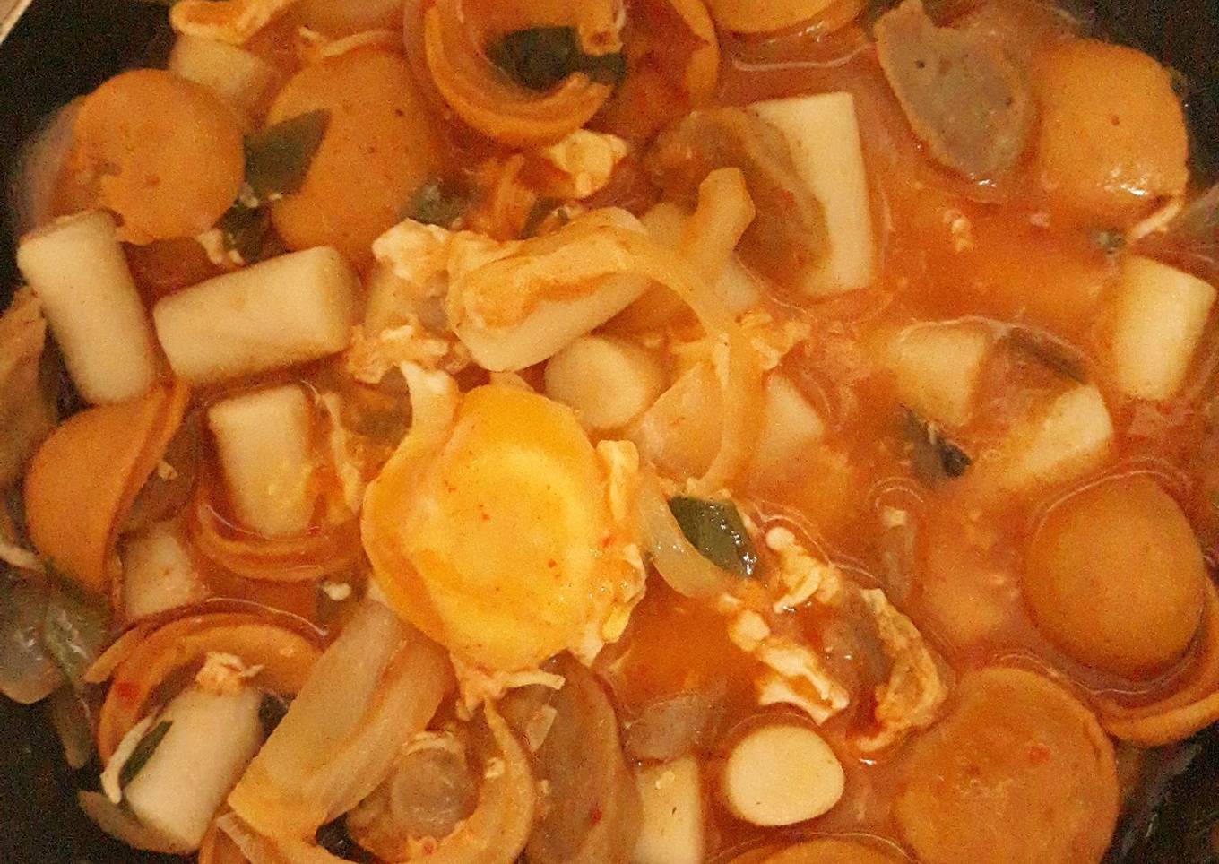 Tteokbokki rumahan mudah dan enak 😉