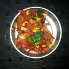 A picture of Bread upma.