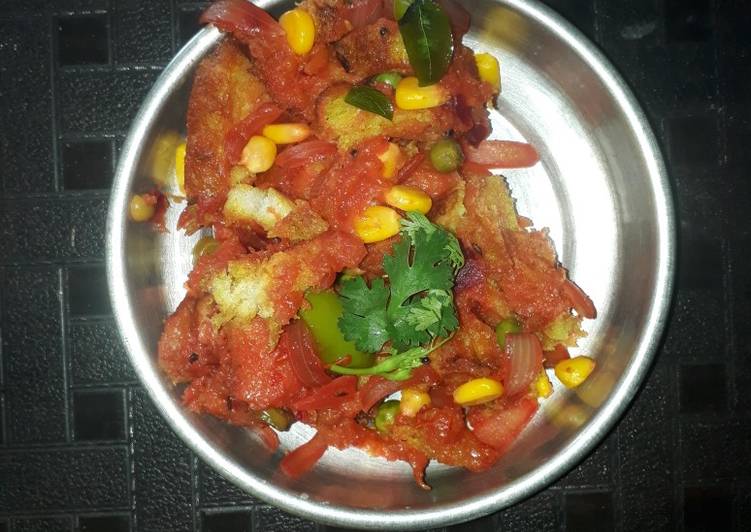 Recipe: at dinner Bread upma