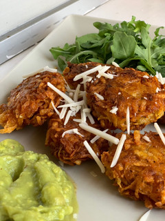 Una foto de Hash browns ❤️ (pastelitos de patata)
