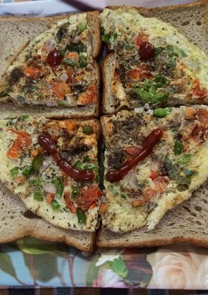 A picture of Veggie butter omelette.