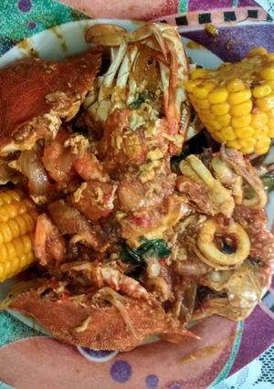 Foto resep Seafood Tumpah Ala Rumahan