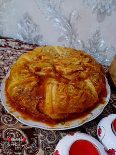 عکسی از دستور 🪷دلمه کلم برگ قالبی🪷
