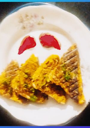 A picture of Corn Toast.