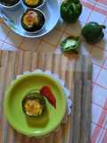 Egg Stuffed Bell Peppers - easy breakfast