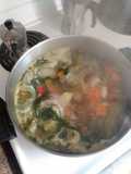 Chicken and vegetable soup