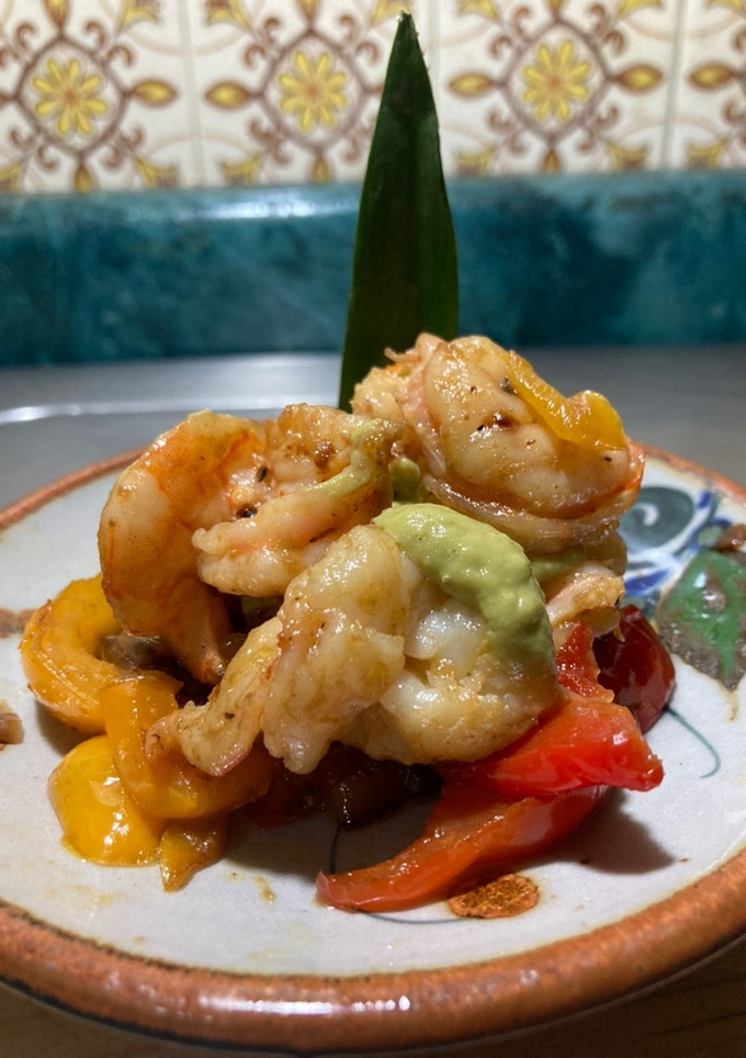 Una foto de Fajitas de Camarón 🍤