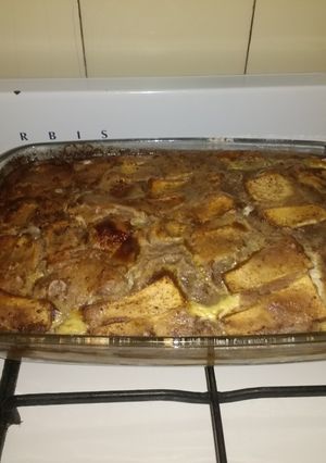 Una foto de Torta de manzana sin masa