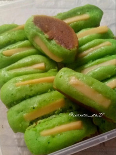 Foto resep Pukis Pandan Keju