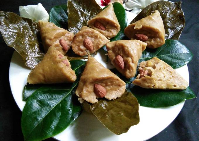 Mango-jackfruit steamed cake