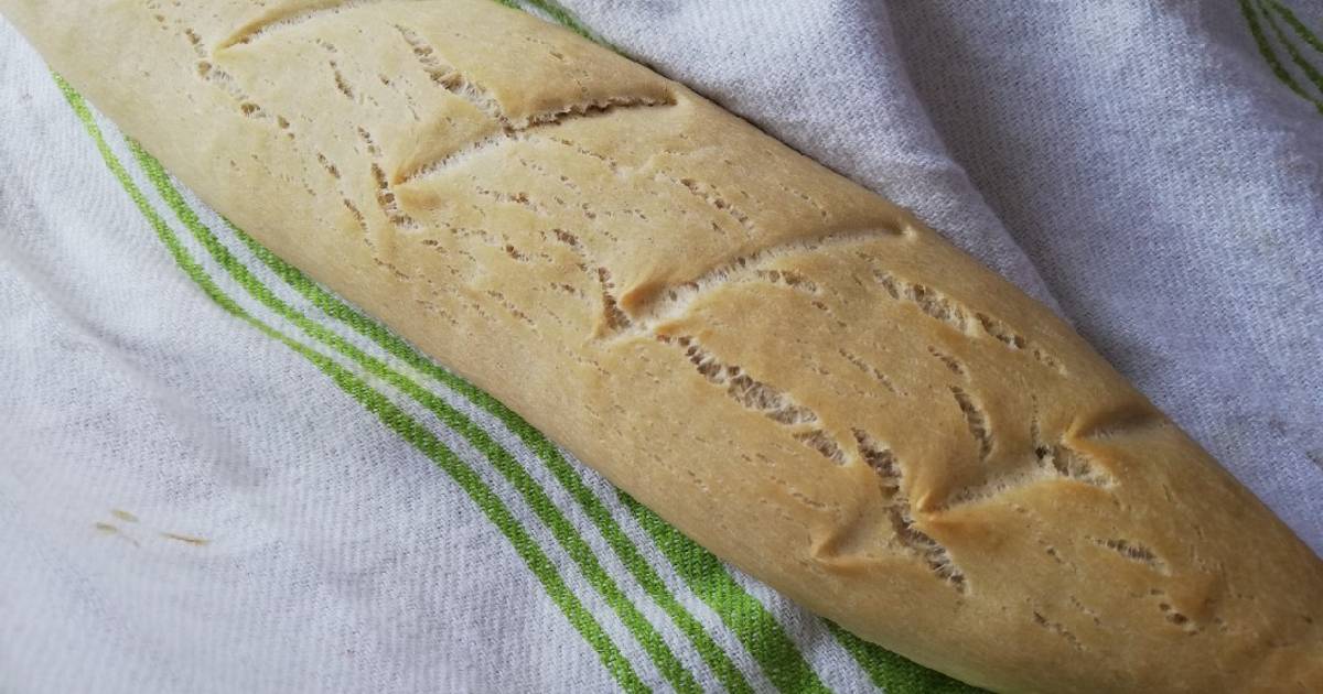 Barra de pan blanco 🥖 Receta de Marga- Cookpad