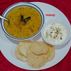 A picture of Arhar Dal Khichdi.