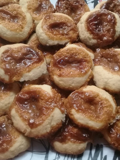 Una foto de Pepas de dulce de leche