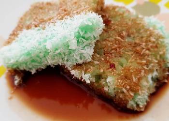 Easiest Way to Make Tasty Kuih Lopes  Coconut Glutinous Rice