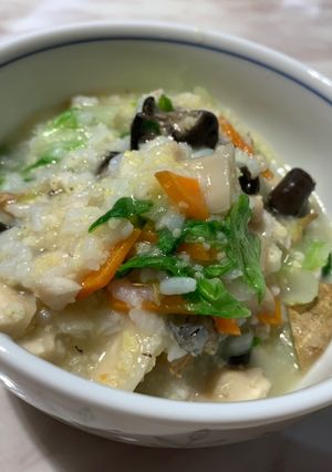 小米什錦魚粥 的食譜成品照片