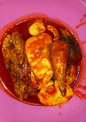 Foto resep Balado ikan tongkol dan telur