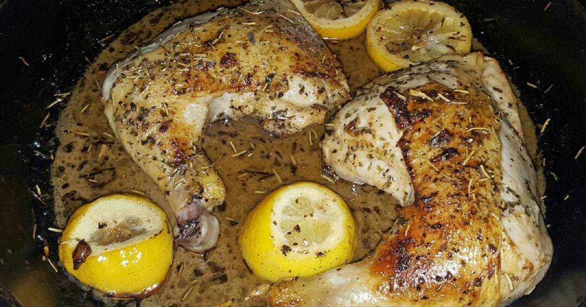 Cast Iron Pan Lemon Chicken Recipe by WeekendWarriors Cookpad