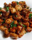 Garlic Mushroom with Chicken Sausage