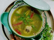 Gambar sup ayam serai