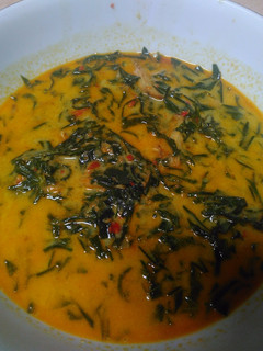 Foto resep Sayur daun singkong kuah santan