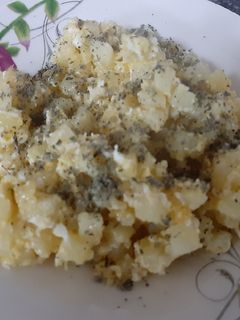 صورة لوصفة بطاطا وبيض 😋