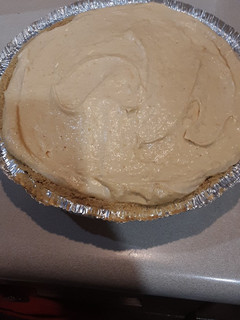 A picture of No Bake Pumpkin Cream Pie.