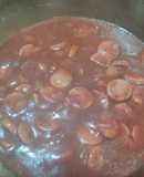 Salsa base de salchichas
