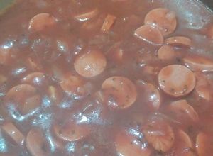Una foto de Salsa base de salchichas