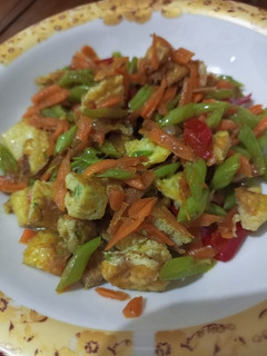 Foto resep Tumis Buncis Wortel Telur Dadar