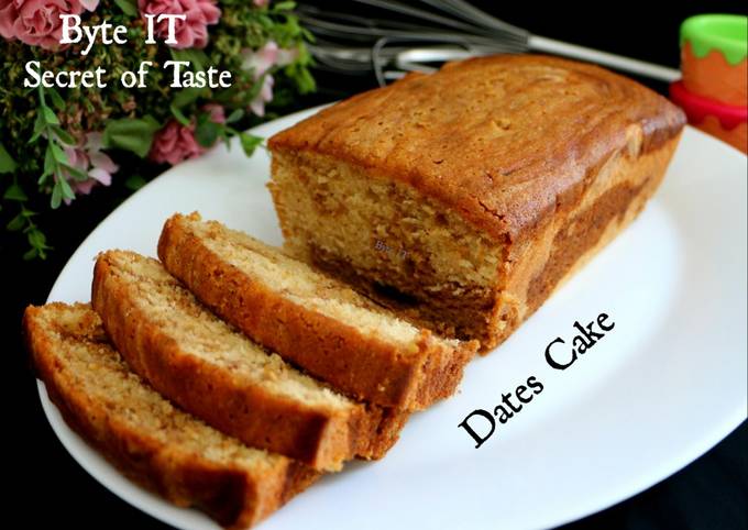 Recipe of Quick Dates cake