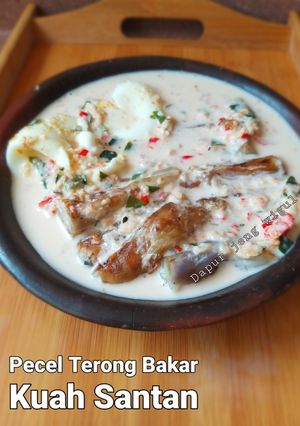 Foto resep 180.Pecel terong bakar,kuah santan