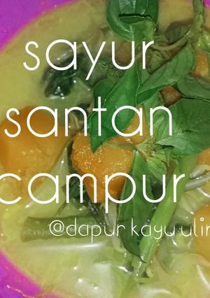 Foto resep Sayur santan campur