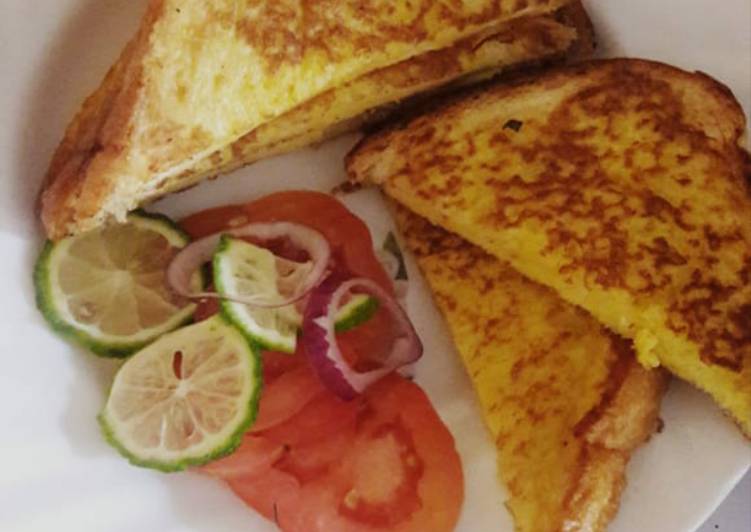 Toasted egg bread