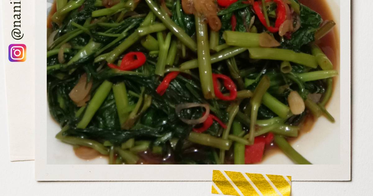 Resep Tumis Kangkung Saus Tiram Ala Resto Oleh Nanik Cahyani Hernowo