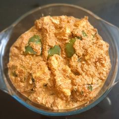 A picture of Paneer walnut masala.