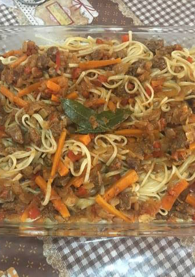 Una foto de Fideos con tuco 👩🏻‍🍳