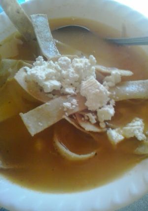 Una foto de Sopa de Tortilla