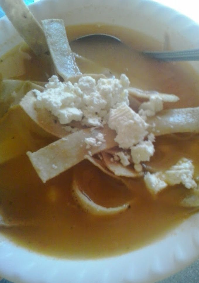 Una foto de Sopa de Tortilla