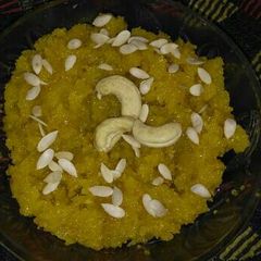 Moong daal ka halwa A picture of Moong daal ka halwa.