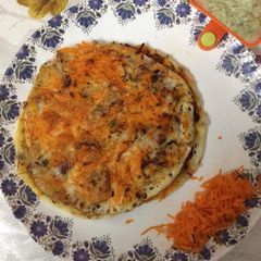 A picture of Carrot Uttapam.
