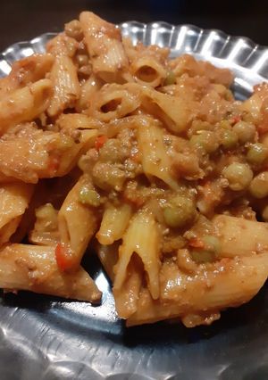 Una foto de Salsa de pescado y arvejas para pasta