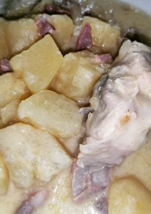Une photo de Lapin sauce moutarde cookeo